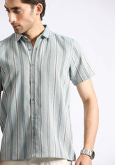 Grey Self Lining Shirt